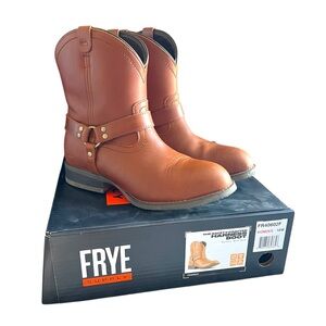Frye Steel Toe Safety Harness Boots 10W